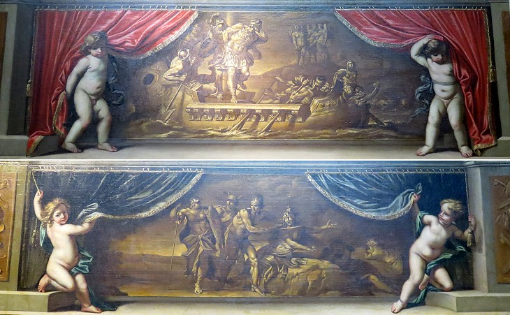 fresco from Hotel Fortia by Nicolas Mignard