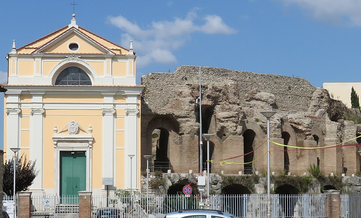 S. Maria della Verità and the exterior of the theatre