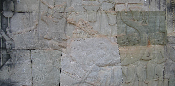 A war elephant