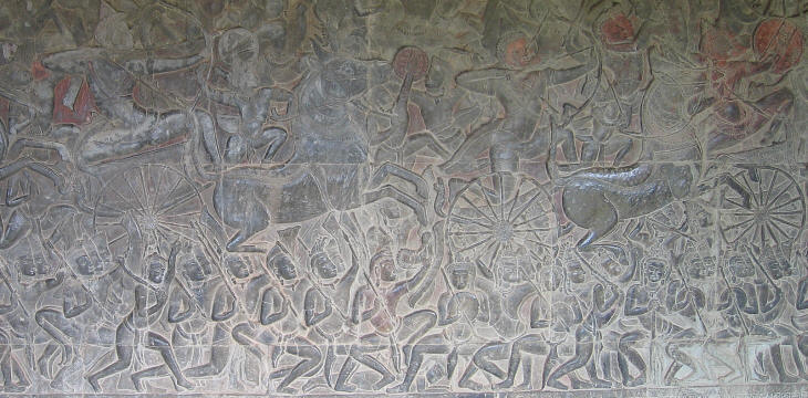 Chariots and warriors