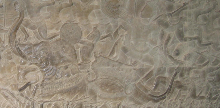 A war elephant