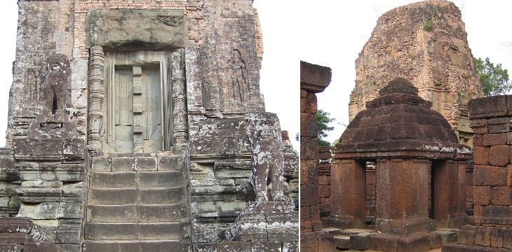 Entrance to a temple and a rare example of dome
