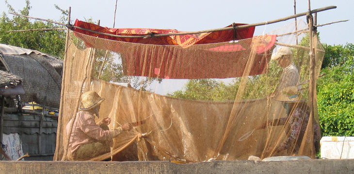 Cleaning the net
