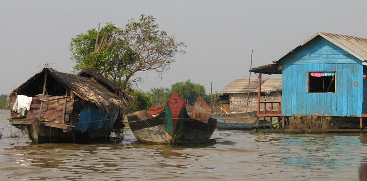 The floating houses