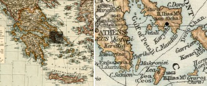 Map of Castelrosso