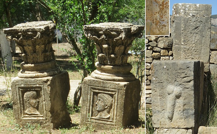 phalli on houses along Cardo Maximus