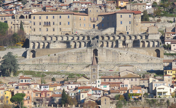 The Shrine seen from the villa