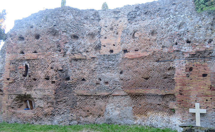 Opposite S. Maria di Villa