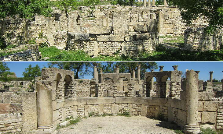 Buildings between Schola Juvenum and the necropolis