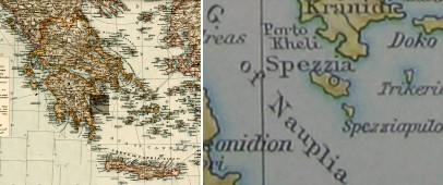 Map of Spezzia