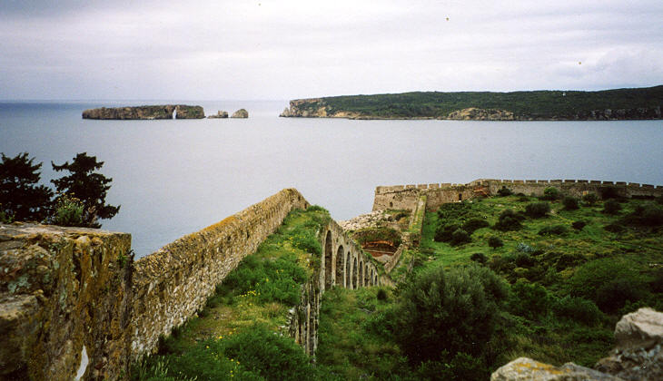 The southern entrance to the bay