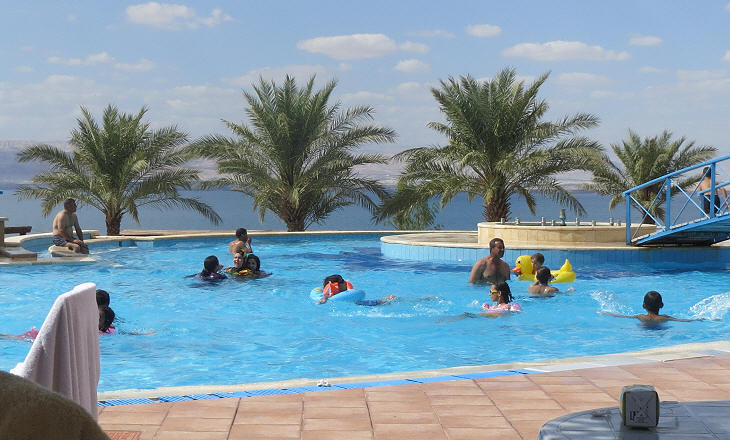 ... but locals do prefer the pool