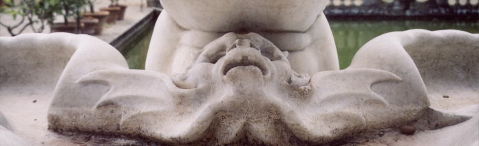 Detail of a fountain