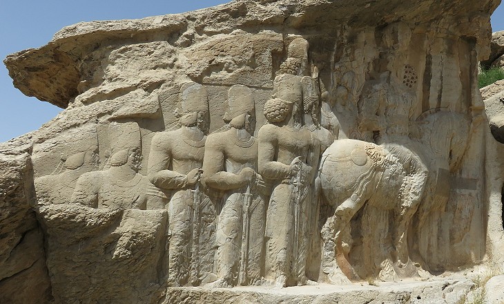 Relief portraying King Shapur I