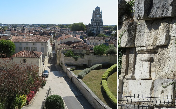 Place du Capitole and nearby Roman materials