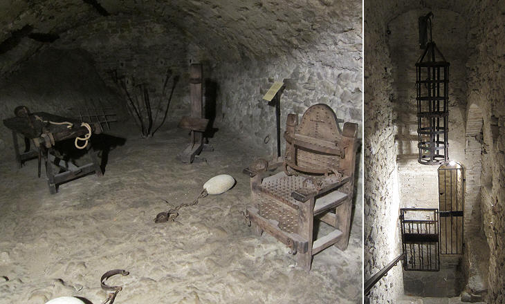 Old prison and torture equipment