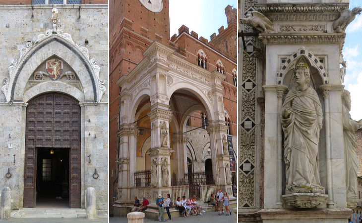 Entrance to Palazzo Pubblico and Cappella di Piazza