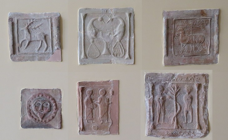 Christian terracotta tiles