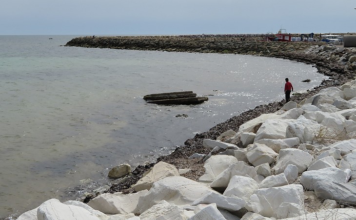 Site of the harbour