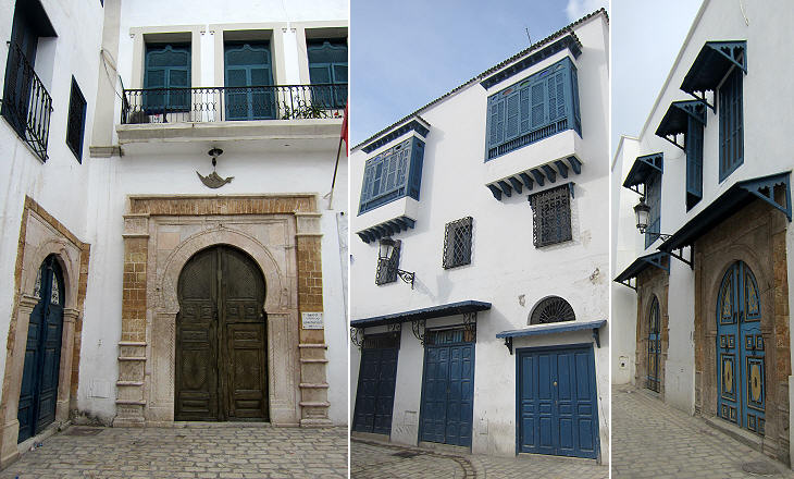 Houses near Rue du Pacha