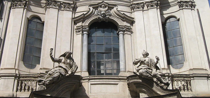 Faith (left) and Hope (right) by Paolo Benaglia