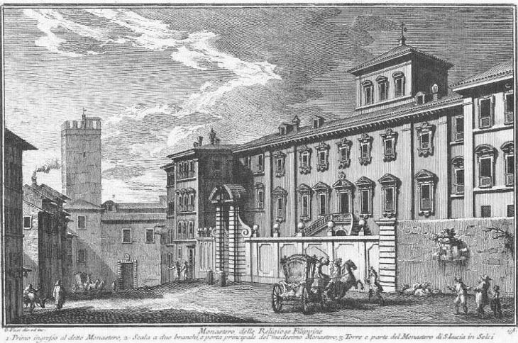 The Plate showing Monastero della Filippine