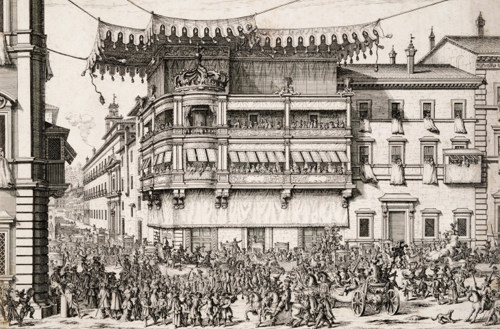 Etching by Giovan Battista Falda