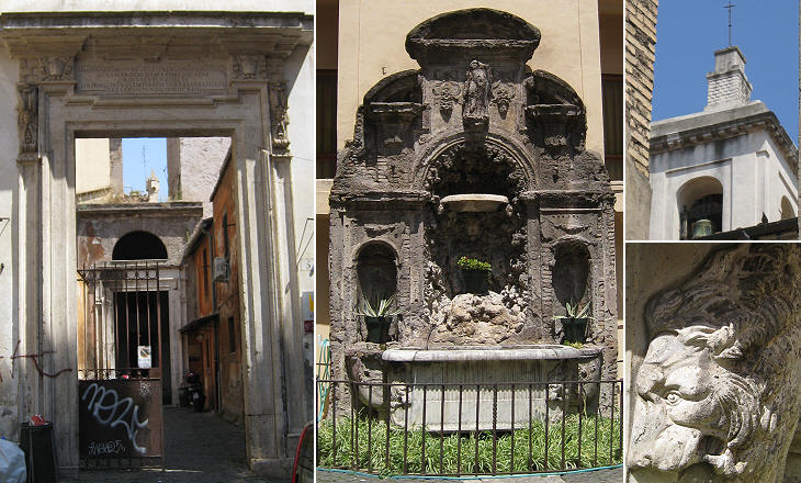 Entrance to the church