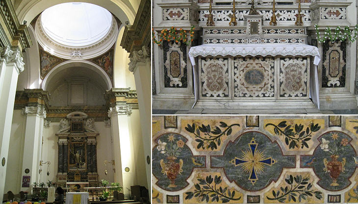 Entrance to the church