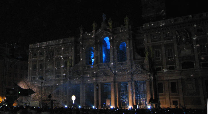 Re-enactment of the miracle in August 2008