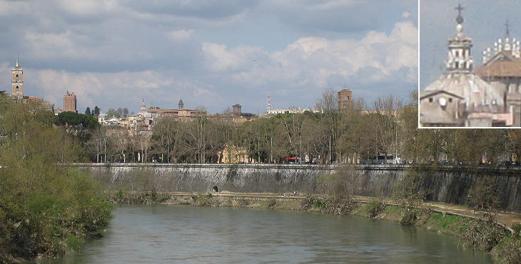 View towards the centre of Rome