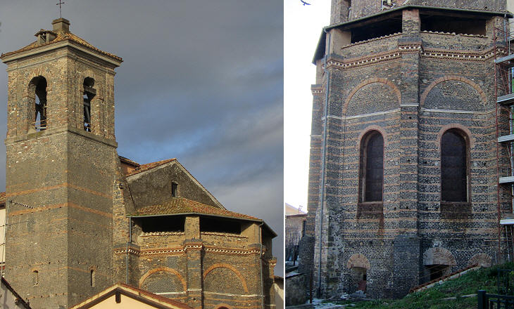 S. Clemente (Cathedral): bell tower and apse (XIIIth century)