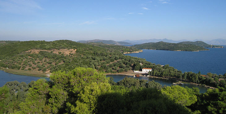View of the western part of the Gulf of Arta